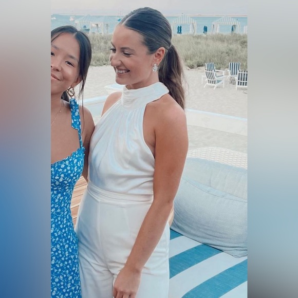 Anthropologie BHLDN Jill Stuart High Neck Jumpsuit - Picture 4 of 4